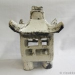 Japanilainen kynttilälyhty - rakukeramiikka, lyhty, kynttilälyhty, japanilainen lyhty, koriste-esine, keramiikkalyhty, keraaminen, lyhty