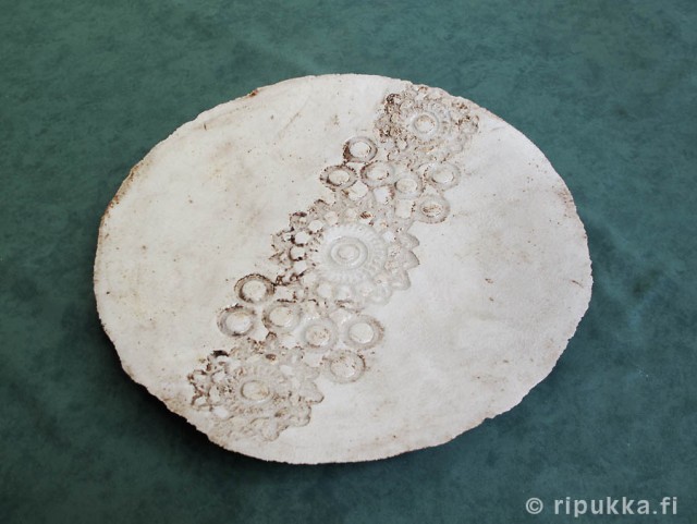 Pitsivati - käyttökeramiikka, pitsikuvio, vati, keramiikkavati